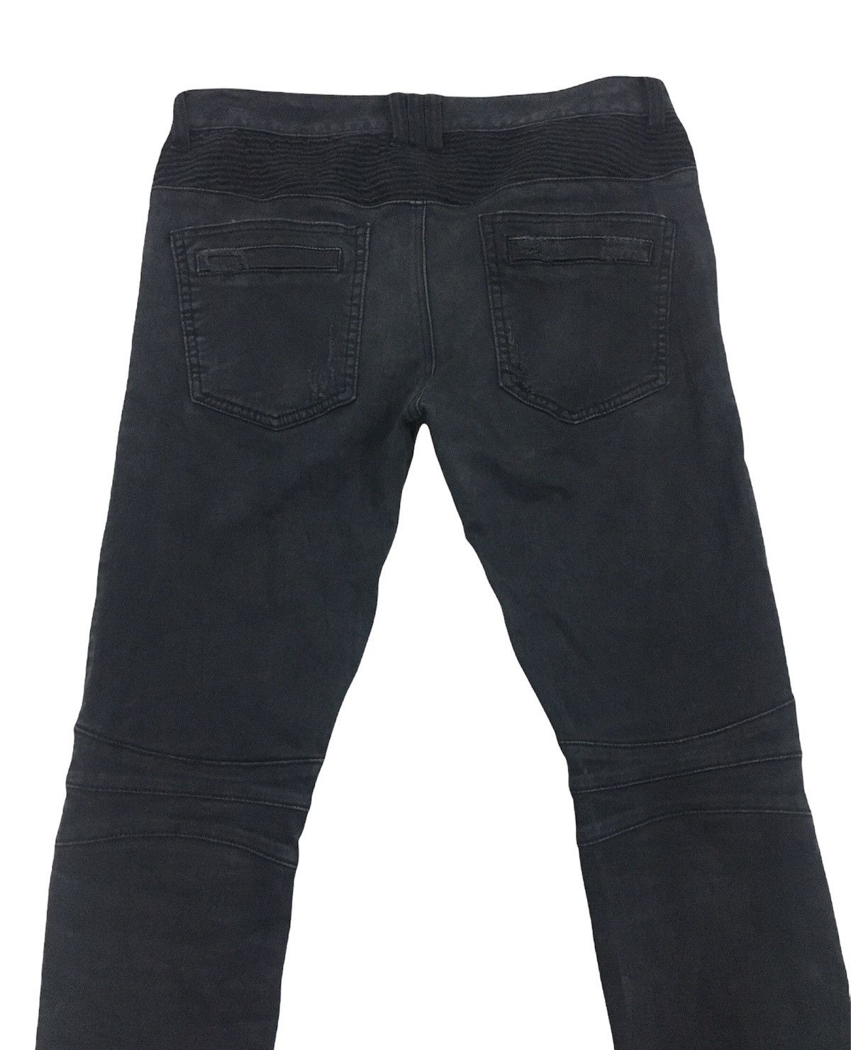 In The Attic Black Biker Jeans Size US 32 / EU 48 - 5 Thumbnail