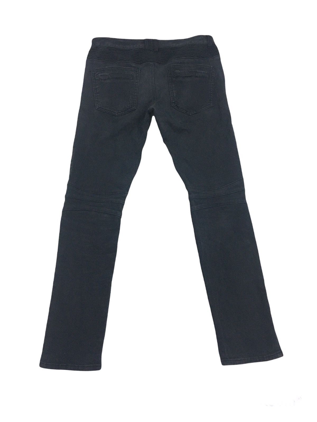 In The Attic Black Biker Jeans Size US 32 / EU 48 - 4 Thumbnail