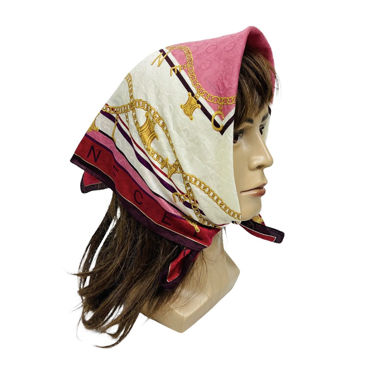 CELINE BANDANA HANDKERCHIEF NECKERCHIEF SCARF