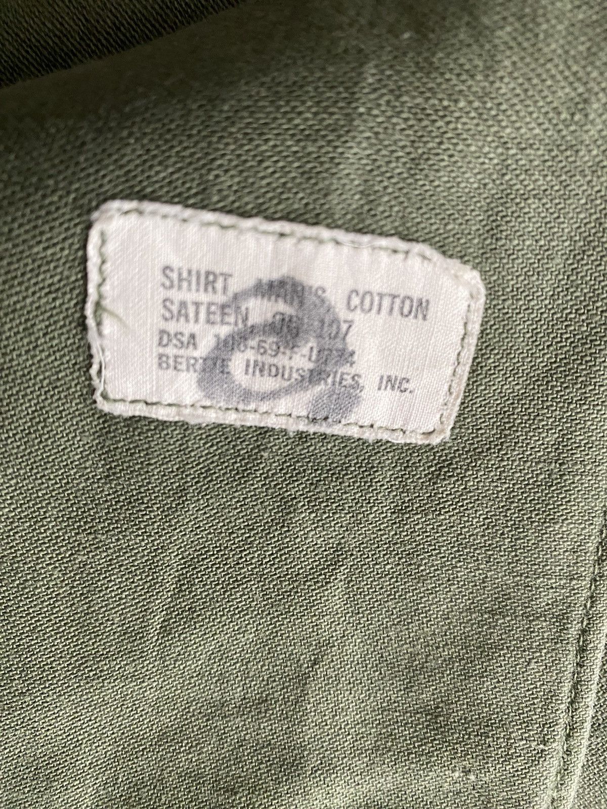 Vintage Vintage 70's JOHN LENNON Us Army Shirt BH Eagles Logo Size US L / EU 52-54 / 3 - 12 Thumbnail