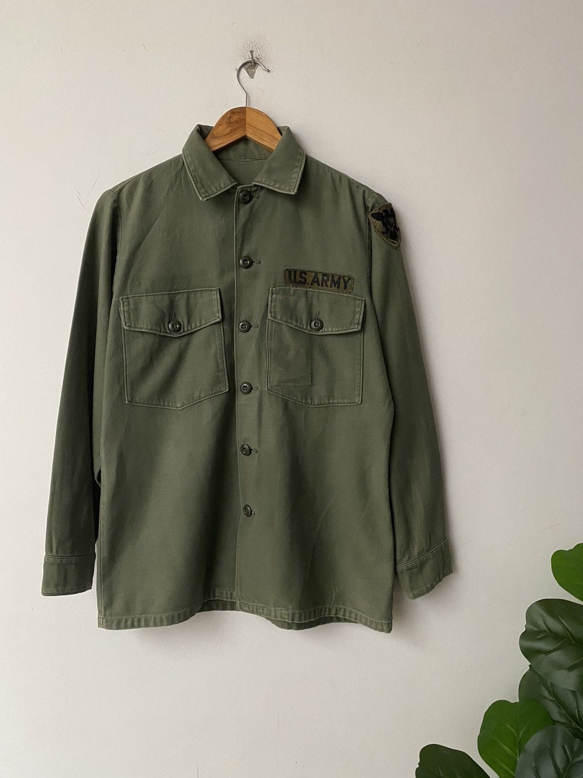 Vintage Vintage 70's JOHN LENNON Us Army Shirt BH Eagles Logo Size US L / EU 52-54 / 3 - 9 Thumbnail