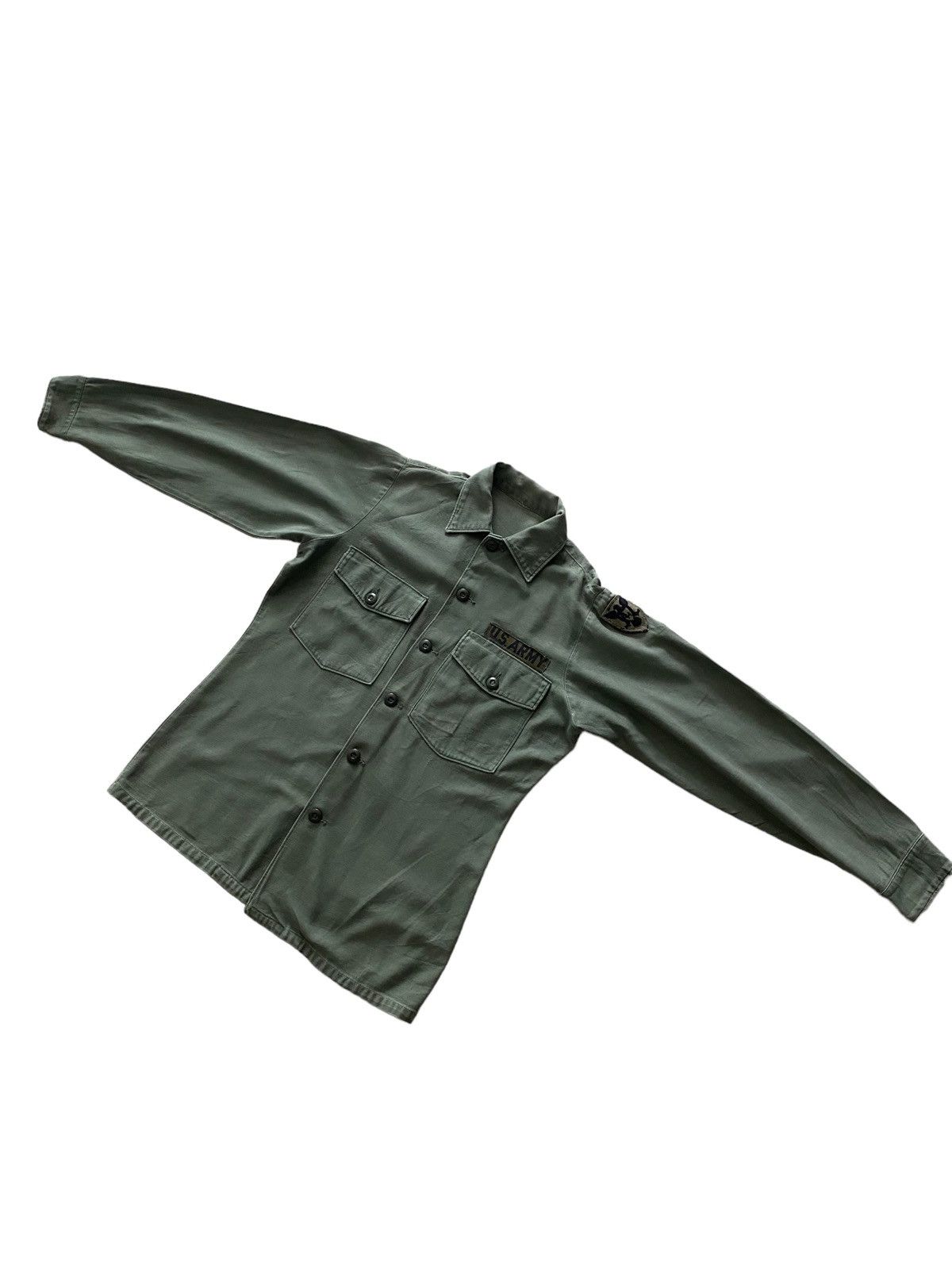 Vintage Vintage 70's JOHN LENNON Us Army Shirt BH Eagles Logo Size US L / EU 52-54 / 3 - 7 Thumbnail