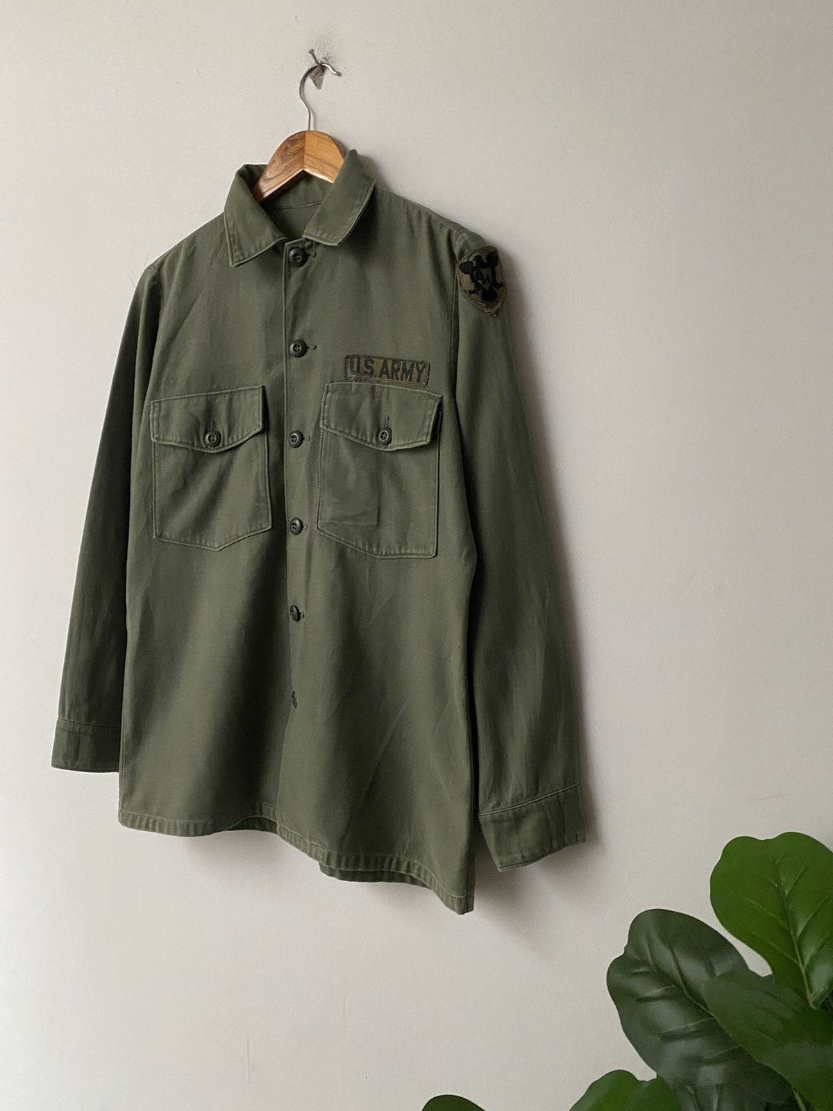 Vintage Vintage 70's JOHN LENNON Us Army Shirt BH Eagles Logo Size US L / EU 52-54 / 3 - 10 Thumbnail