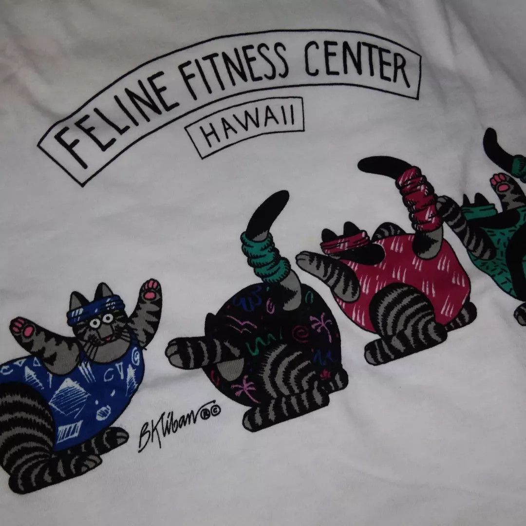 Vintage VTG 90s Kliban Cat tshirt Art Size US M / EU 48-50 / 2 - 2 Thumbnail