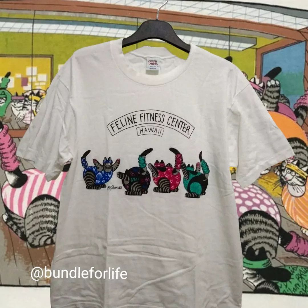 Vintage VTG 90s Kliban Cat tshirt Art Size US M / EU 48-50 / 2 - 1 Thumbnail