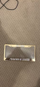 Supreme Chain License Plate Frame Gold - FW18 - US