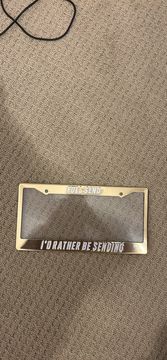 Supreme Chain License Plate Frame Silver - FW18 - US