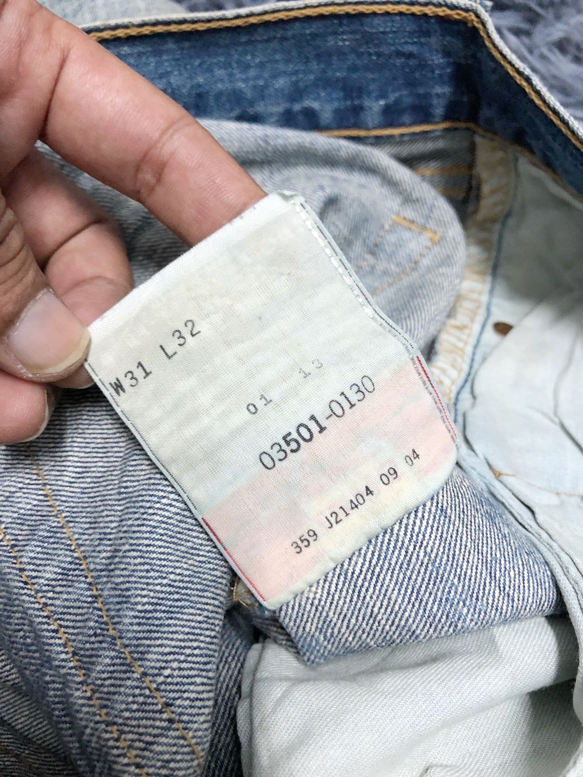 Levi's Vintage Clothing Rare Vintage 501 2000s japan market USA fabric Size US 31 - 11 Thumbnail