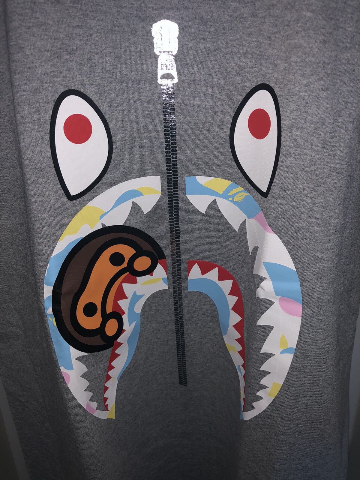 Bape Baby Milo Shark Head Tee Size US M / EU 48-50 / 2 - 2 Thumbnail