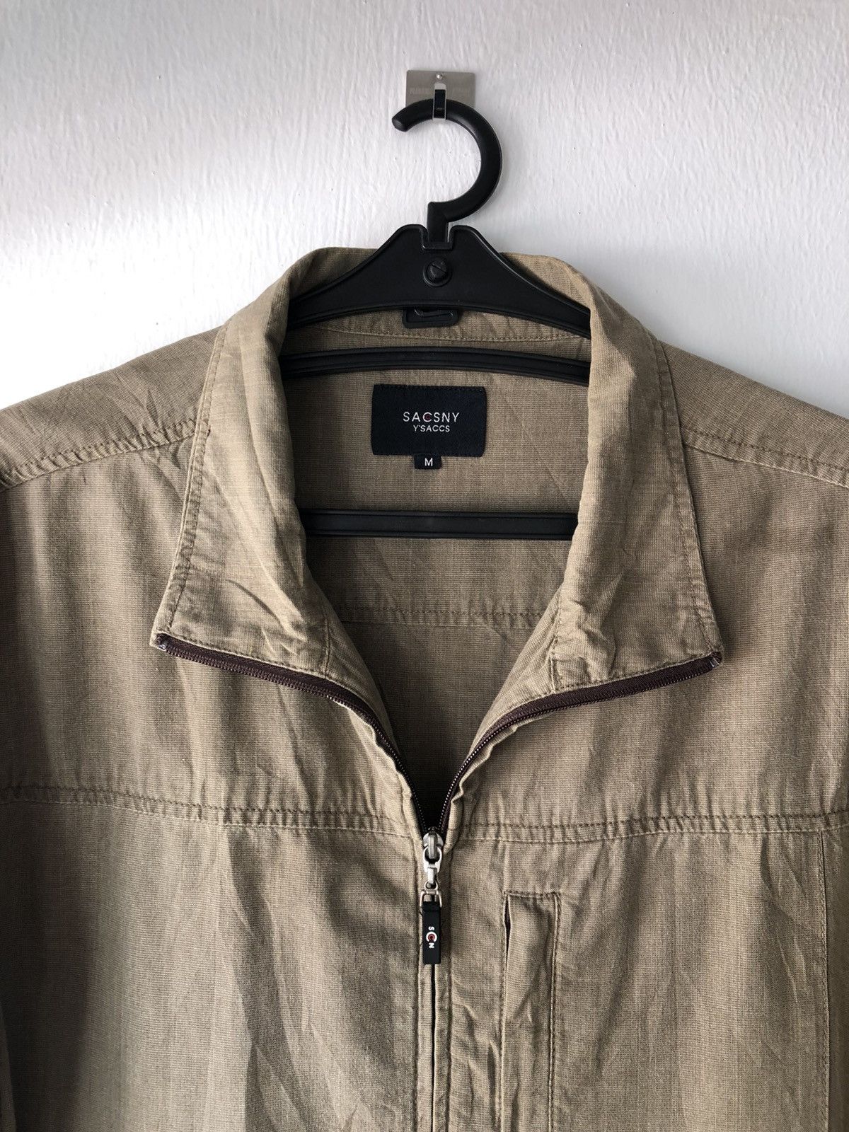 Designer × Japanese Brand × Yohji Yamamoto SACSNY Y’ACCS By Yohji Yamamoto Zipped Up Jacket Size US M / EU 48-50 / 2 - 3 Thumbnail