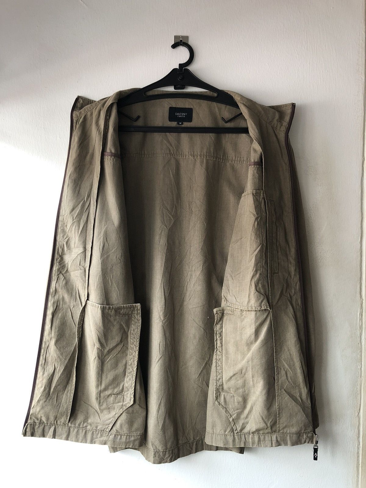 Designer × Japanese Brand × Yohji Yamamoto SACSNY Y’ACCS By Yohji Yamamoto Zipped Up Jacket Size US M / EU 48-50 / 2 - 7 Thumbnail