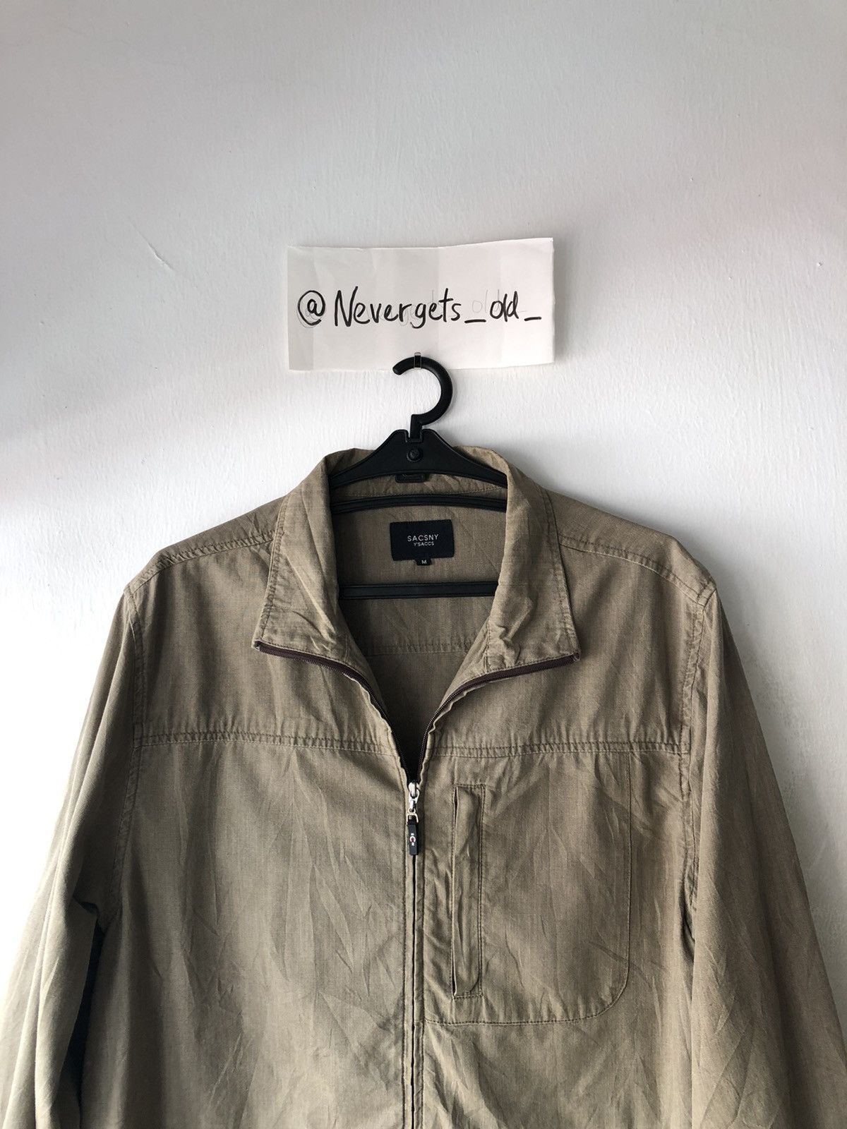 Designer × Japanese Brand × Yohji Yamamoto SACSNY Y’ACCS By Yohji Yamamoto Zipped Up Jacket Size US M / EU 48-50 / 2 - 2 Thumbnail