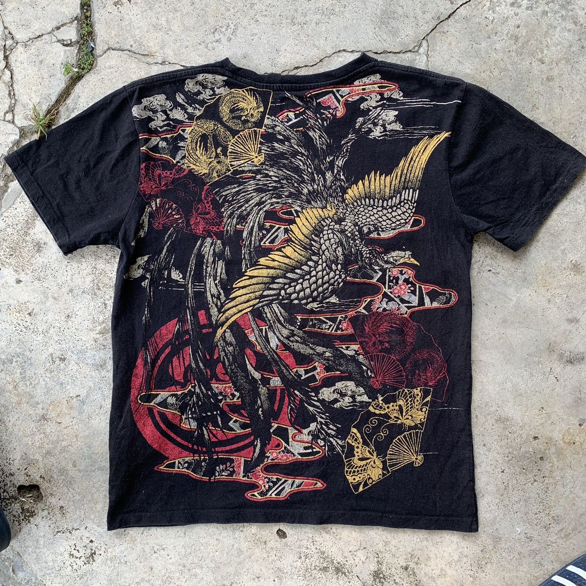 Japanese Brand Sukajan black tshirt tee Size US XL / EU 56 / 4 - 5 Thumbnail