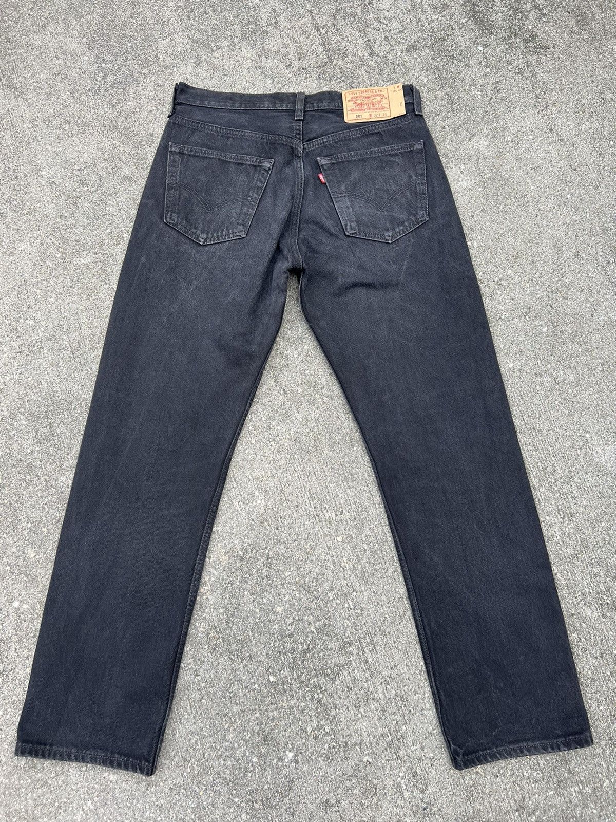Levi's Vintage 1995 Levi’s 501 Fade Black Denim Jeans Size US 32 / EU 48 - 5 Thumbnail