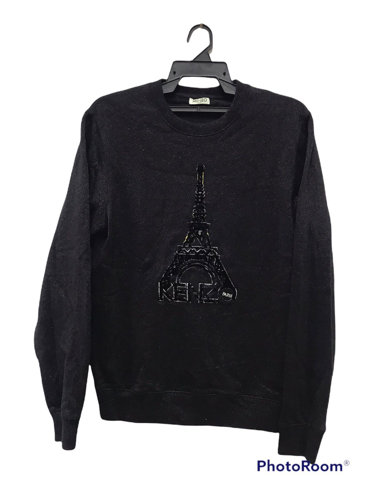Kenzo Paris Eiffel Tower Big Logo Spell Out Sweatshirt