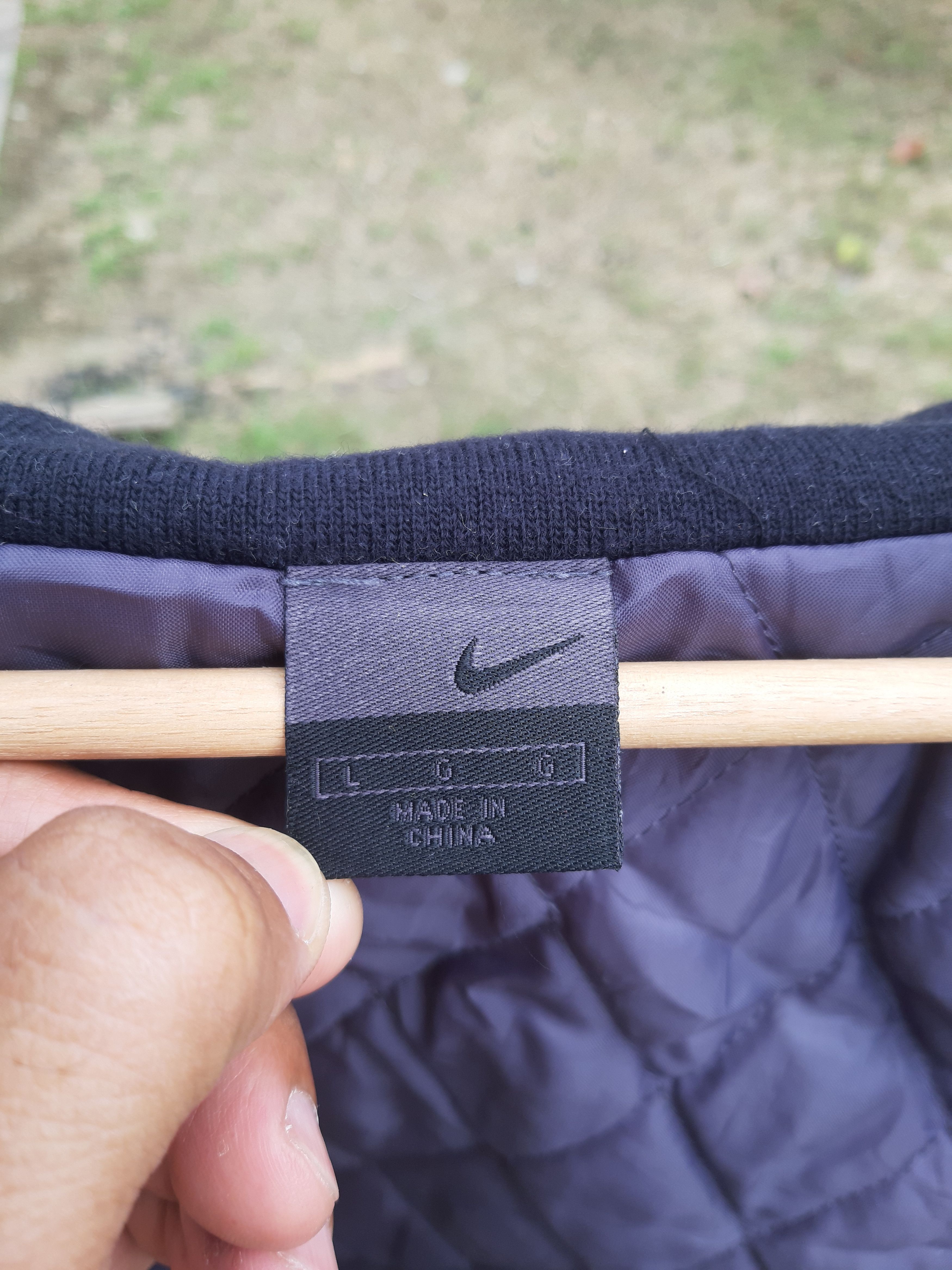 Nike Vintage Nike Swoosh Long Jacket Big Logo Size US L / EU 52-54 / 3 - 7 Thumbnail
