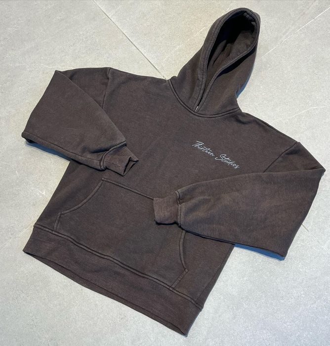 Designer Final! Thirteen Studios Early Drop Black Acid Wash Hoodie ...