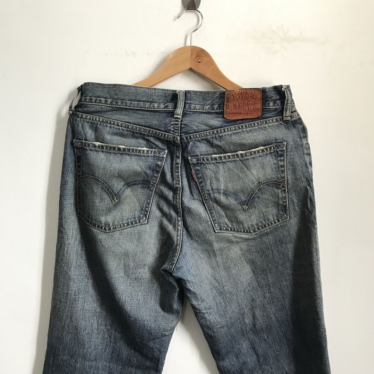 Levi's LeVis 502 Distressed Denim Jeans Size US 33 - 5 Thumbnail