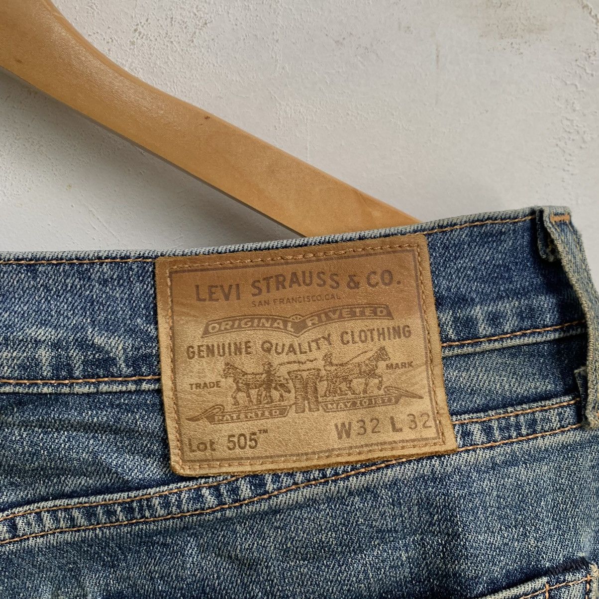 Levi's Vintage Levis 505 Big E Denim Jeans Size US 34 / EU 50 - 12 Thumbnail
