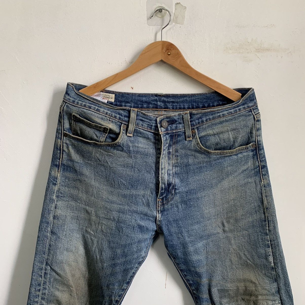 Levi's Vintage Levis 505 Big E Denim Jeans Size US 34 / EU 50 - 3 Thumbnail