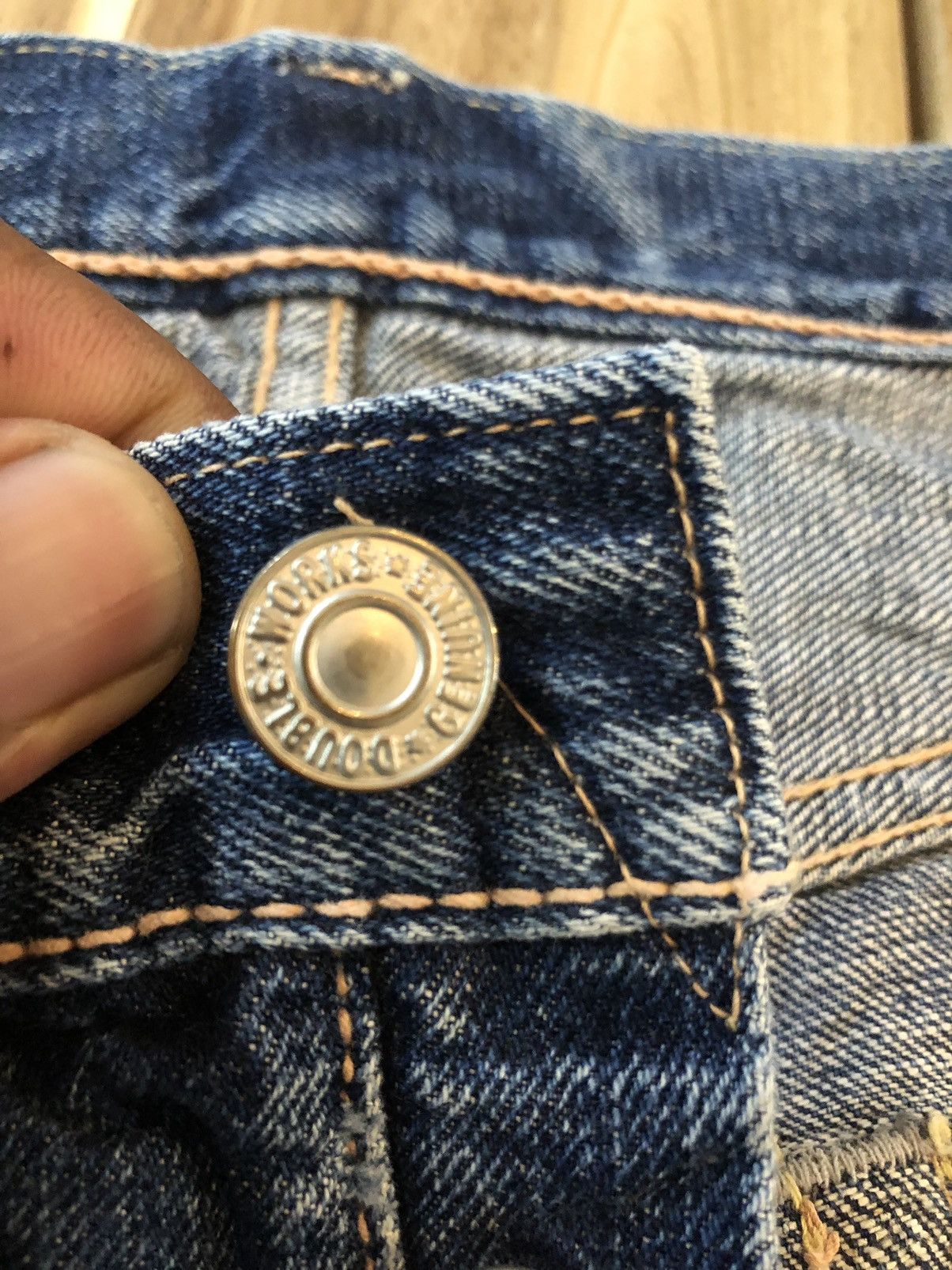 Undercover Double Works Union Made Selvedge Japanese Brand Denim Size US 32 / EU 48 - 7 Thumbnail