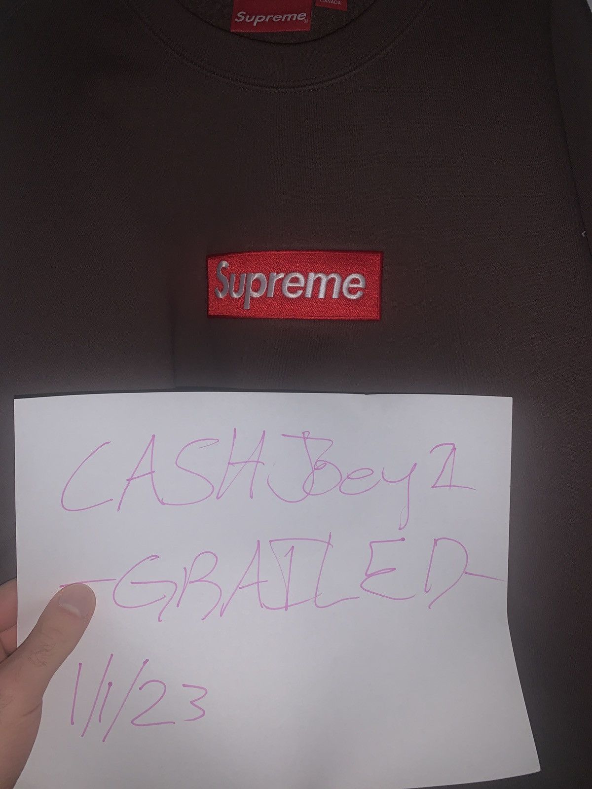 Supreme SUPREME BOX LOGO Size US M / EU 48-50 / 2 - 7 Thumbnail