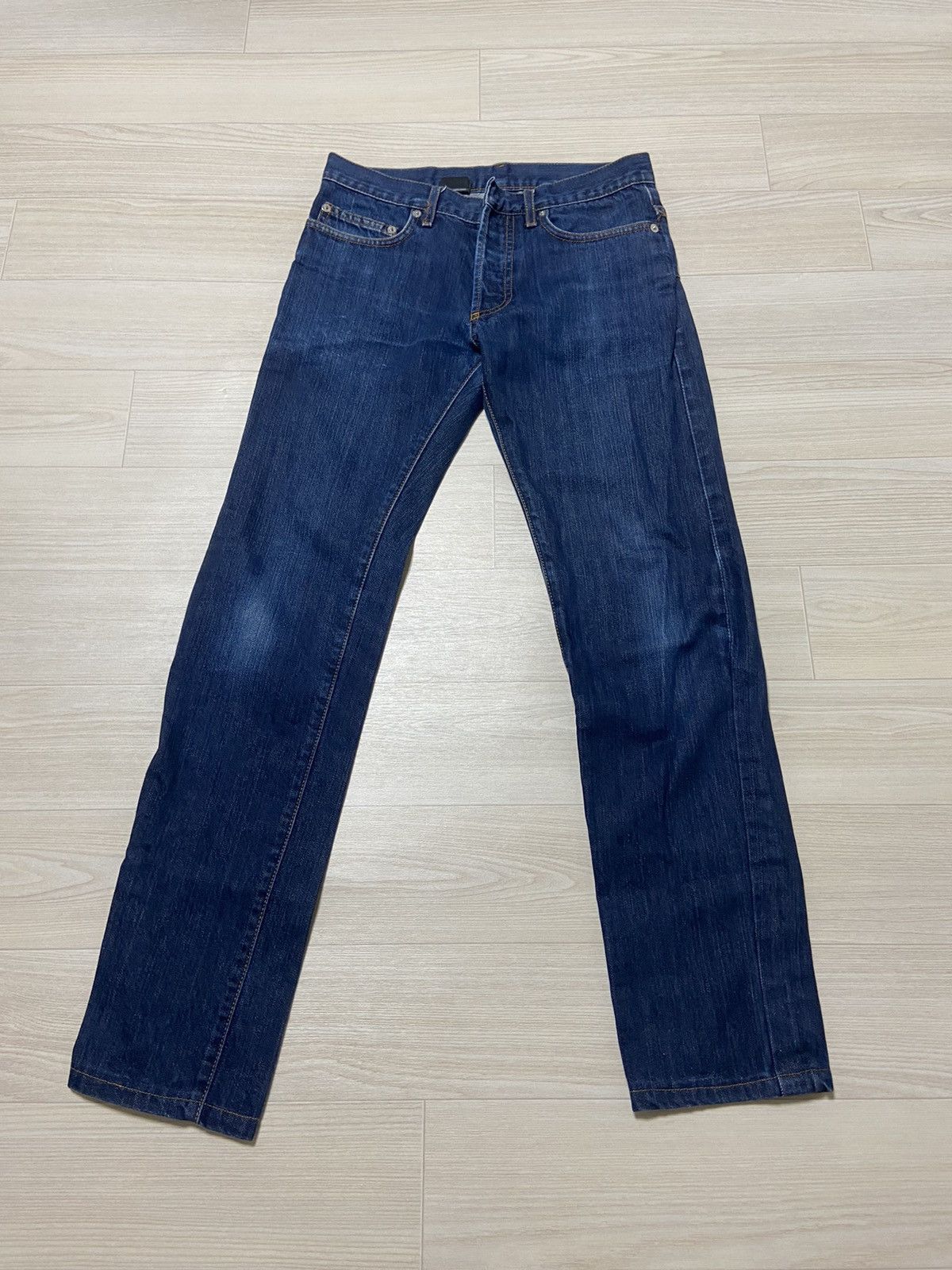 image of 28 Dior Homme Ss09 Indigo Jeans Denim Pants in Blue, Men's