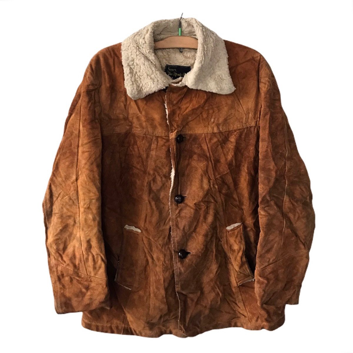 Sears Vintage Sears sherpa leather jacket Size US L / EU 52-54 / 3 - 3 Thumbnail