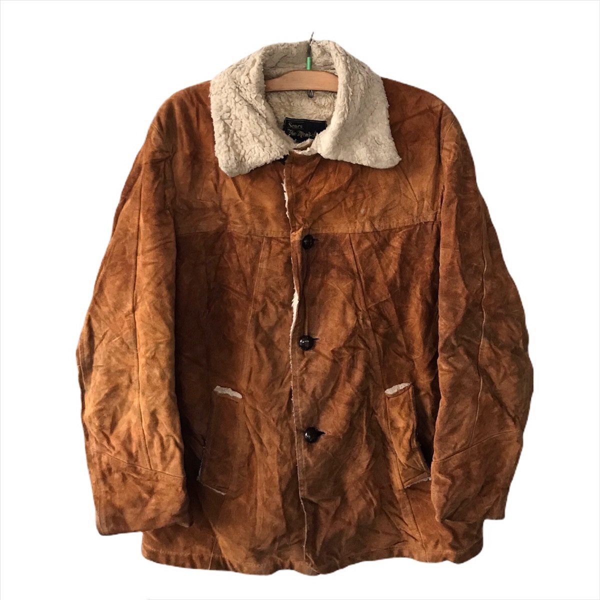 Sears Vintage Sears sherpa leather jacket Size US L / EU 52-54 / 3 - 1 Thumbnail