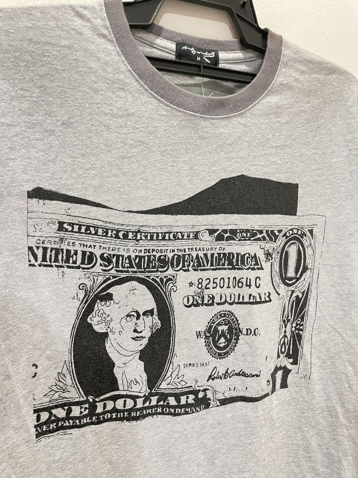 Andy Warhol × Vintage One Dollar Tee Size US M / EU 48-50 / 2 - 2 Thumbnail