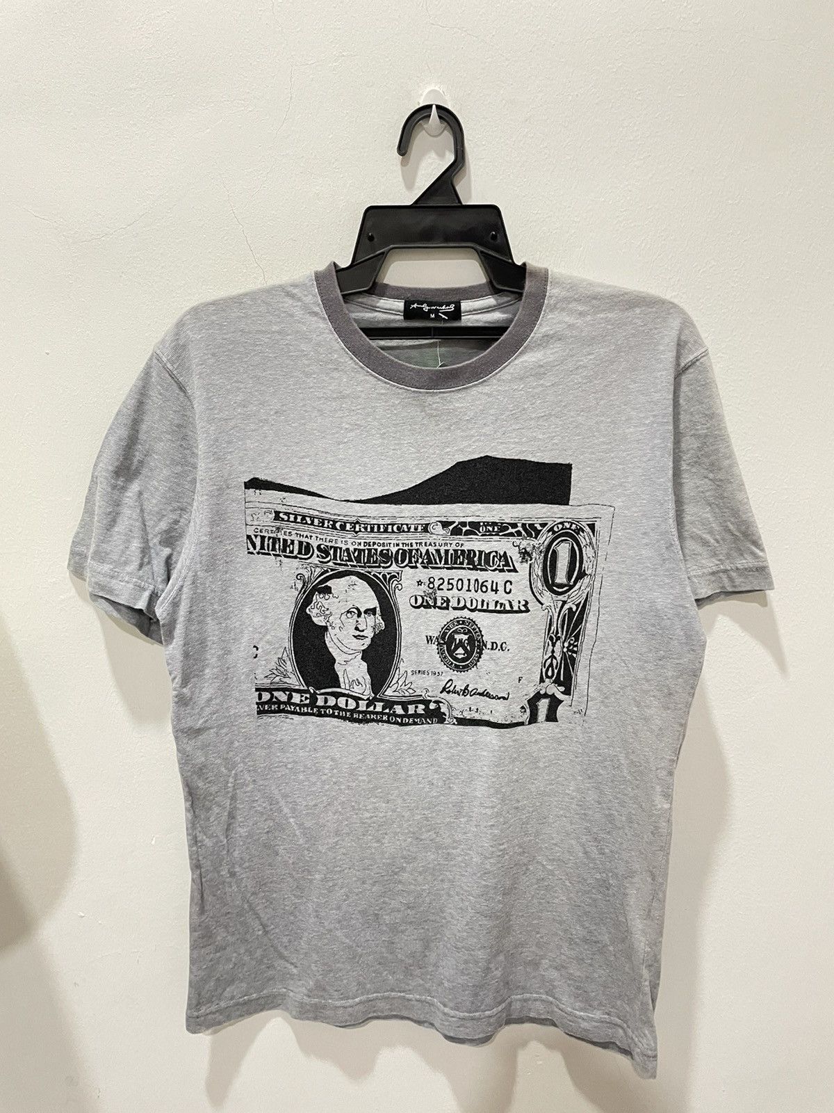 Andy Warhol × Vintage One Dollar Tee Size US M / EU 48-50 / 2 - 1 Thumbnail