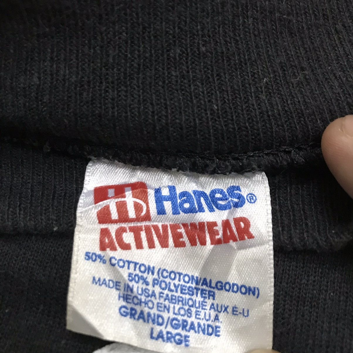 Hanes × Lee × Vintage Vintage 90s Lee Biglogo Hanes Activewear Sweatshirt Size US M / EU 48-50 / 2 - 7 Thumbnail