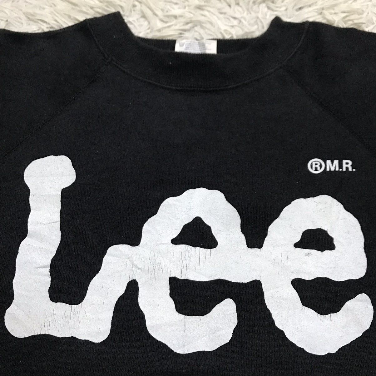 Hanes × Lee × Vintage Vintage 90s Lee Biglogo Hanes Activewear Sweatshirt Size US M / EU 48-50 / 2 - 8 Thumbnail