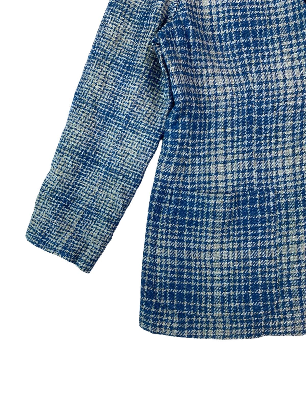Christian Dior Monsieur × Vintage 80s Christian Dior Sports blue tartan design blazer coat Size US L / EU 52-54 / 3 - 3 Thumbnail