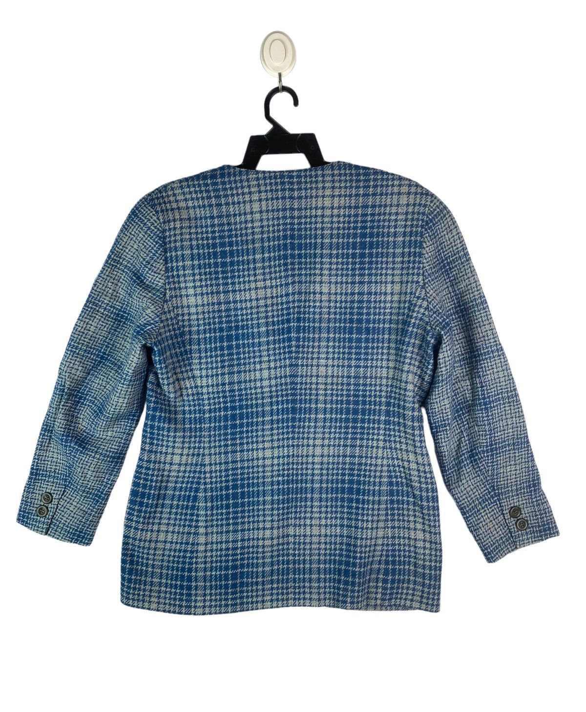 Christian Dior Monsieur × Vintage 80s Christian Dior Sports blue tartan design blazer coat Size US L / EU 52-54 / 3 - 5 Thumbnail