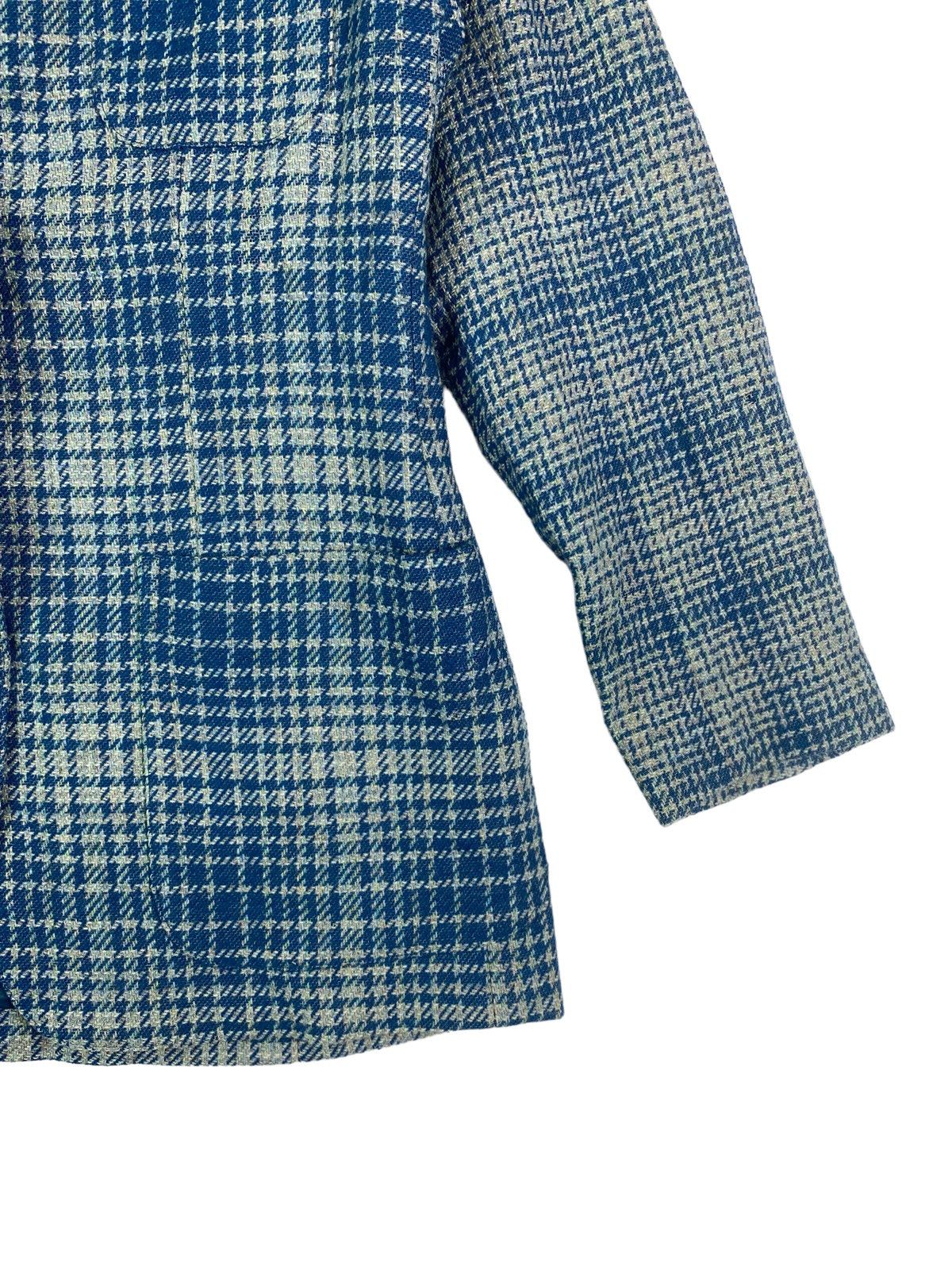 Christian Dior Monsieur × Vintage 80s Christian Dior Sports blue tartan design blazer coat Size US L / EU 52-54 / 3 - 2 Thumbnail