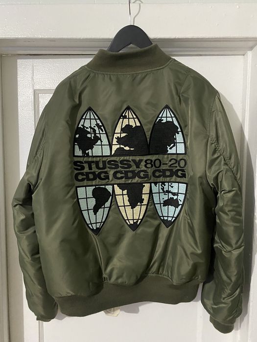 Stussy Stussy x CDG MA1 Bomber jacket | Grailed