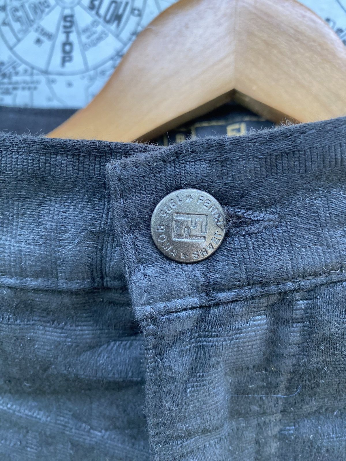 Fendi Monogram Fendi Jeans Black Pant Size US 27 - 5 Thumbnail