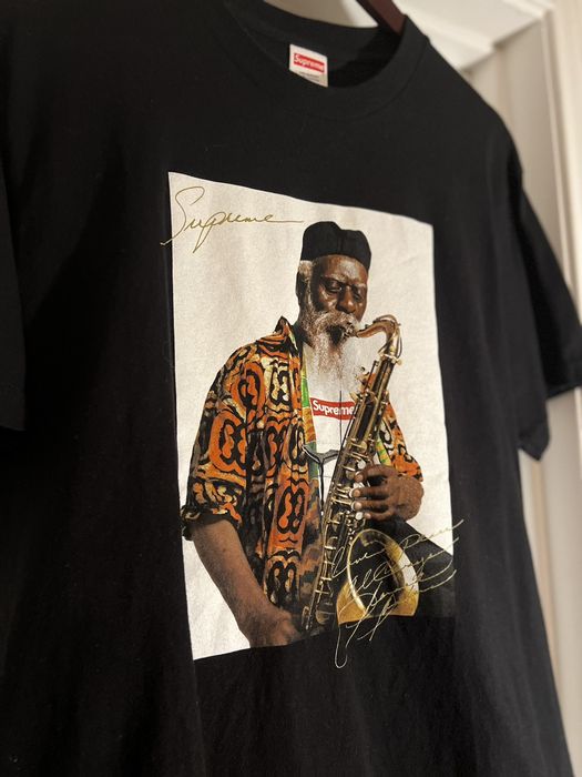 Supreme Supreme Pharoah Sanders Tee Black | Grailed