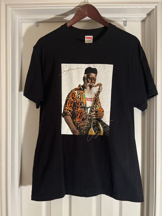 Supreme Supreme Pharoah Sanders Tee Black | Grailed