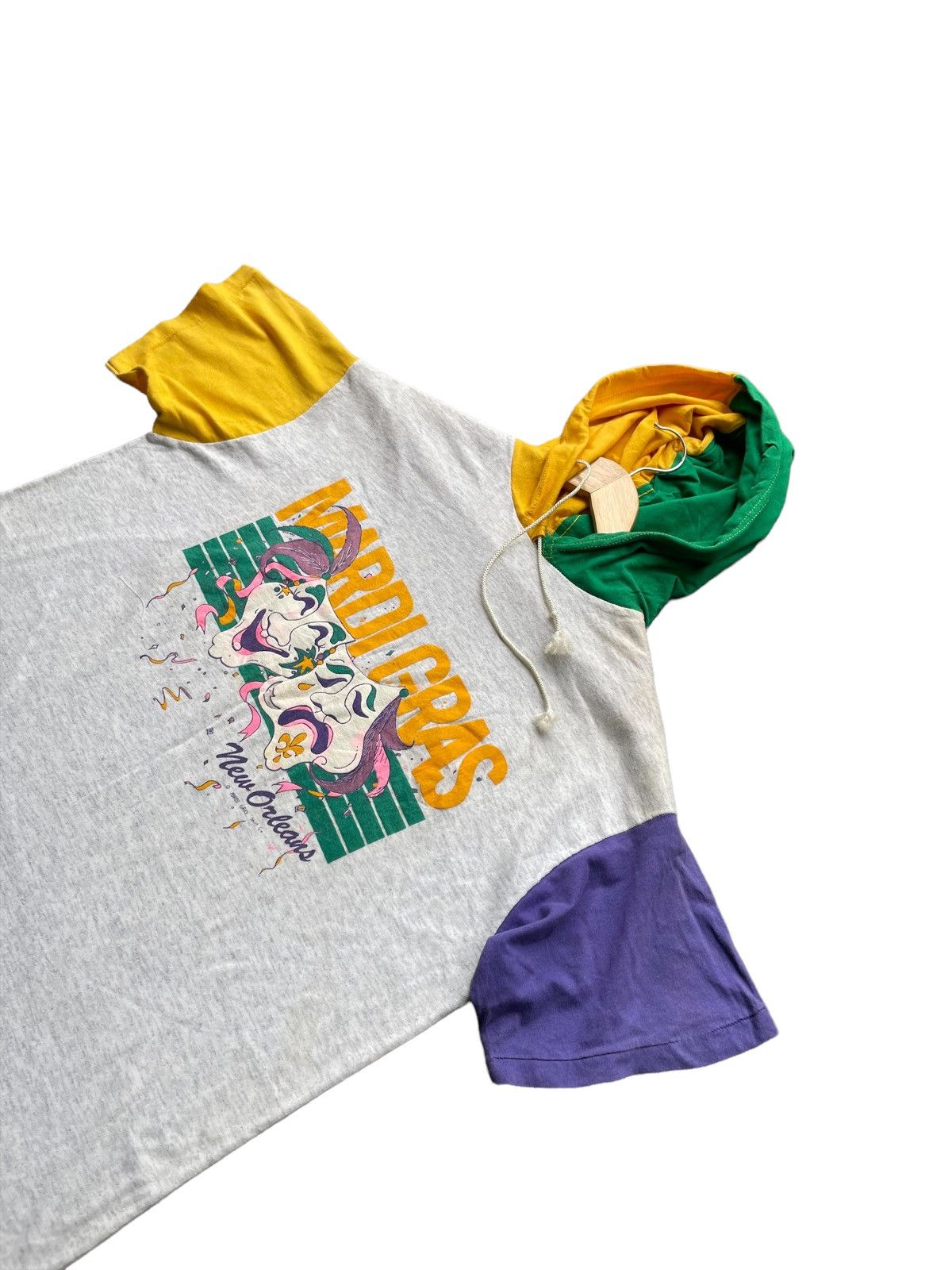 Vintage Vintage Mardi Gras New Orleans Hoodie Tshirt Size US L / EU 52-54 / 3 - 4 Thumbnail