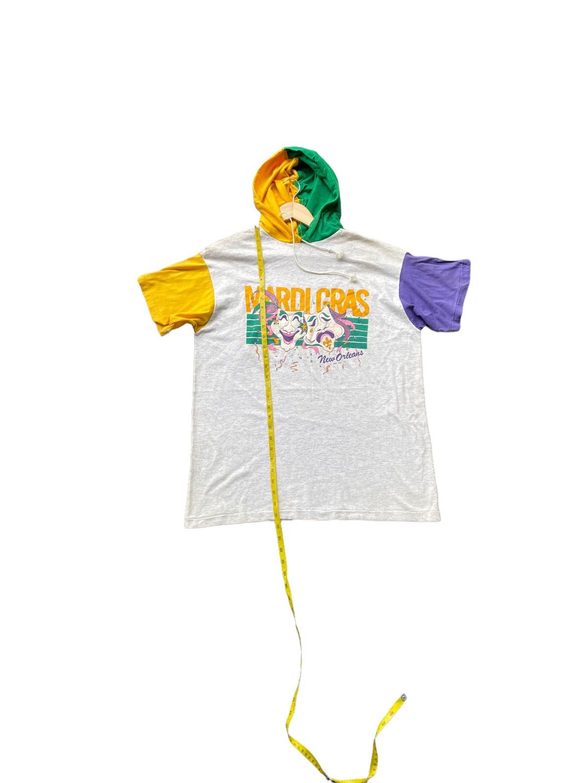 Vintage Vintage Mardi Gras New Orleans Hoodie Tshirt Size US L / EU 52-54 / 3 - 3 Thumbnail