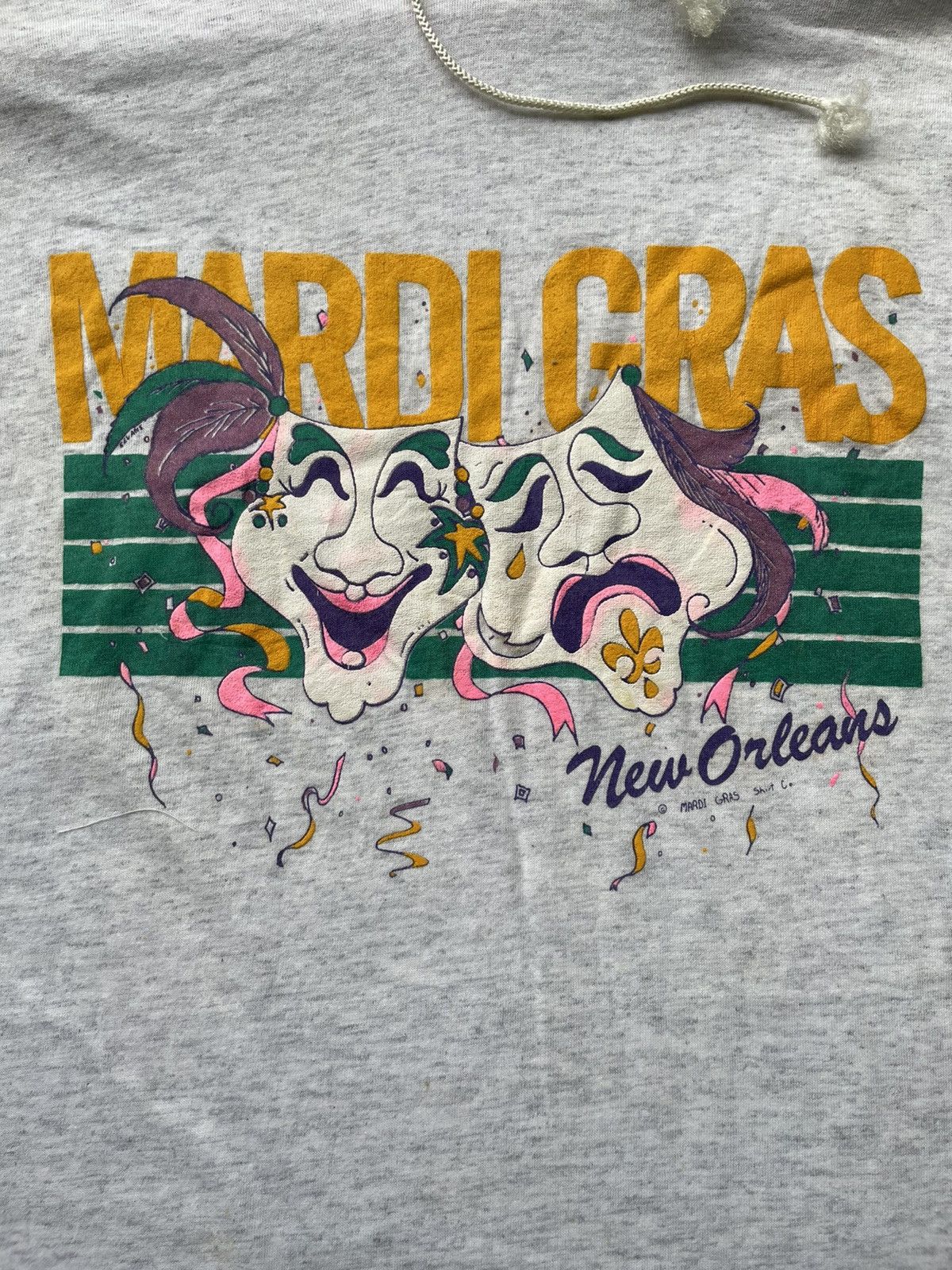 Vintage Vintage Mardi Gras New Orleans Hoodie Tshirt Size US L / EU 52-54 / 3 - 11 Thumbnail