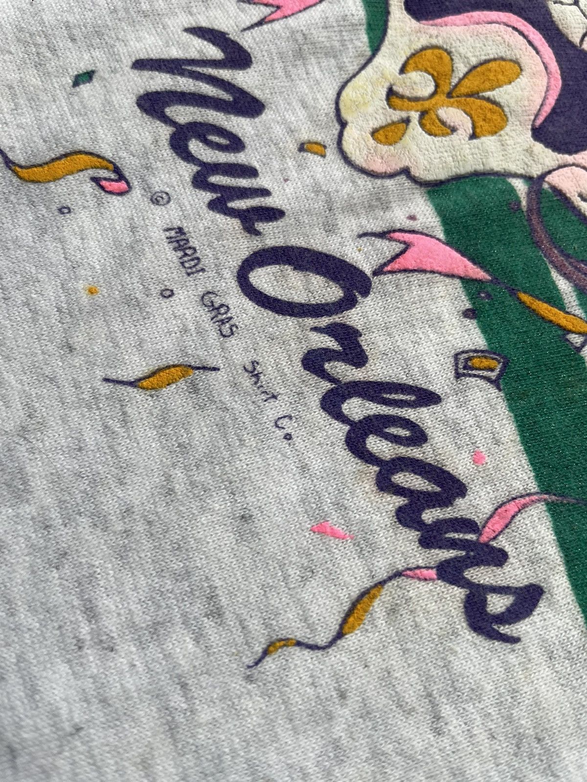Vintage Vintage Mardi Gras New Orleans Hoodie Tshirt Size US L / EU 52-54 / 3 - 10 Thumbnail