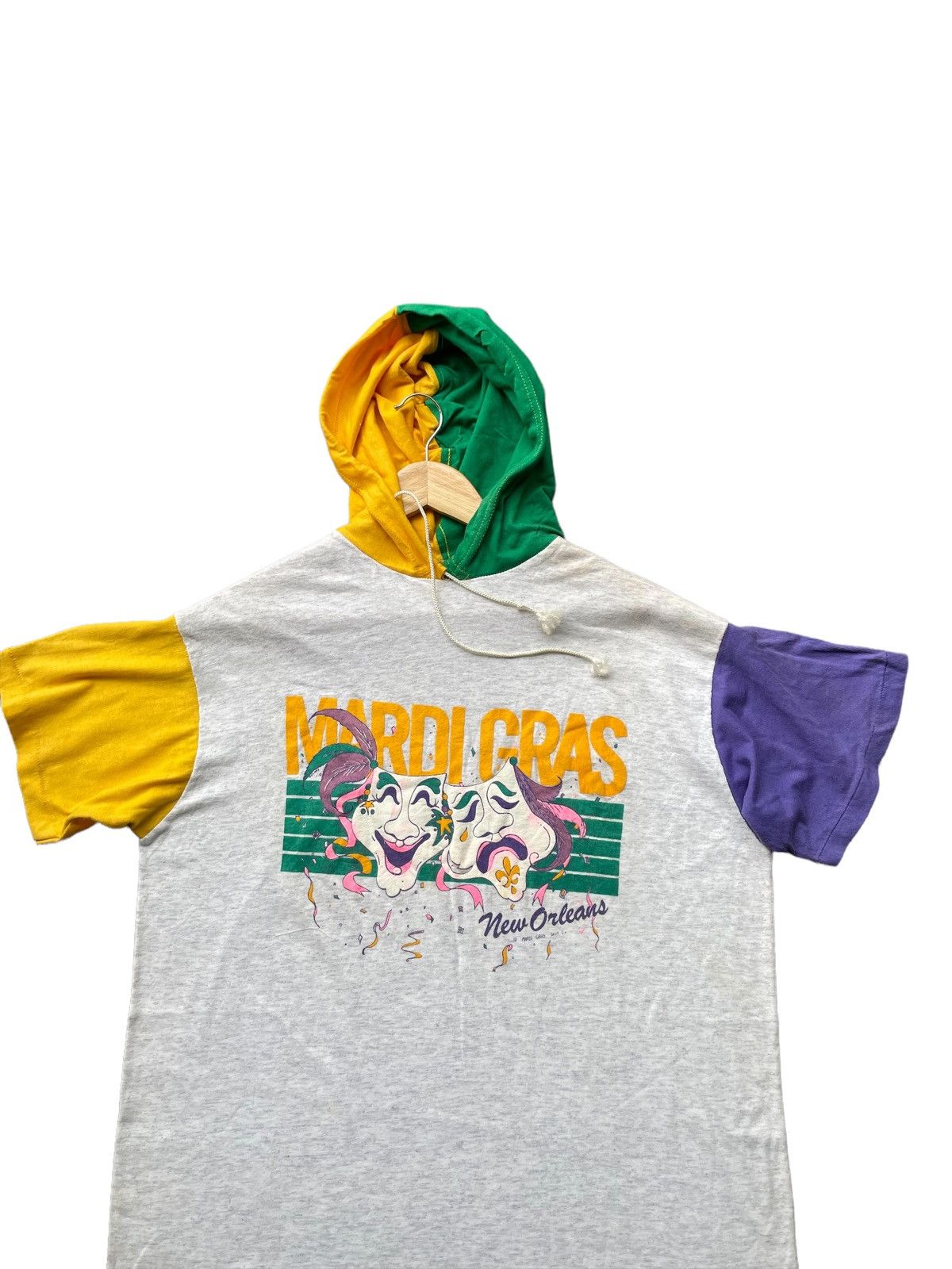 Vintage Vintage Mardi Gras New Orleans Hoodie Tshirt Size US L / EU 52-54 / 3 - 5 Thumbnail