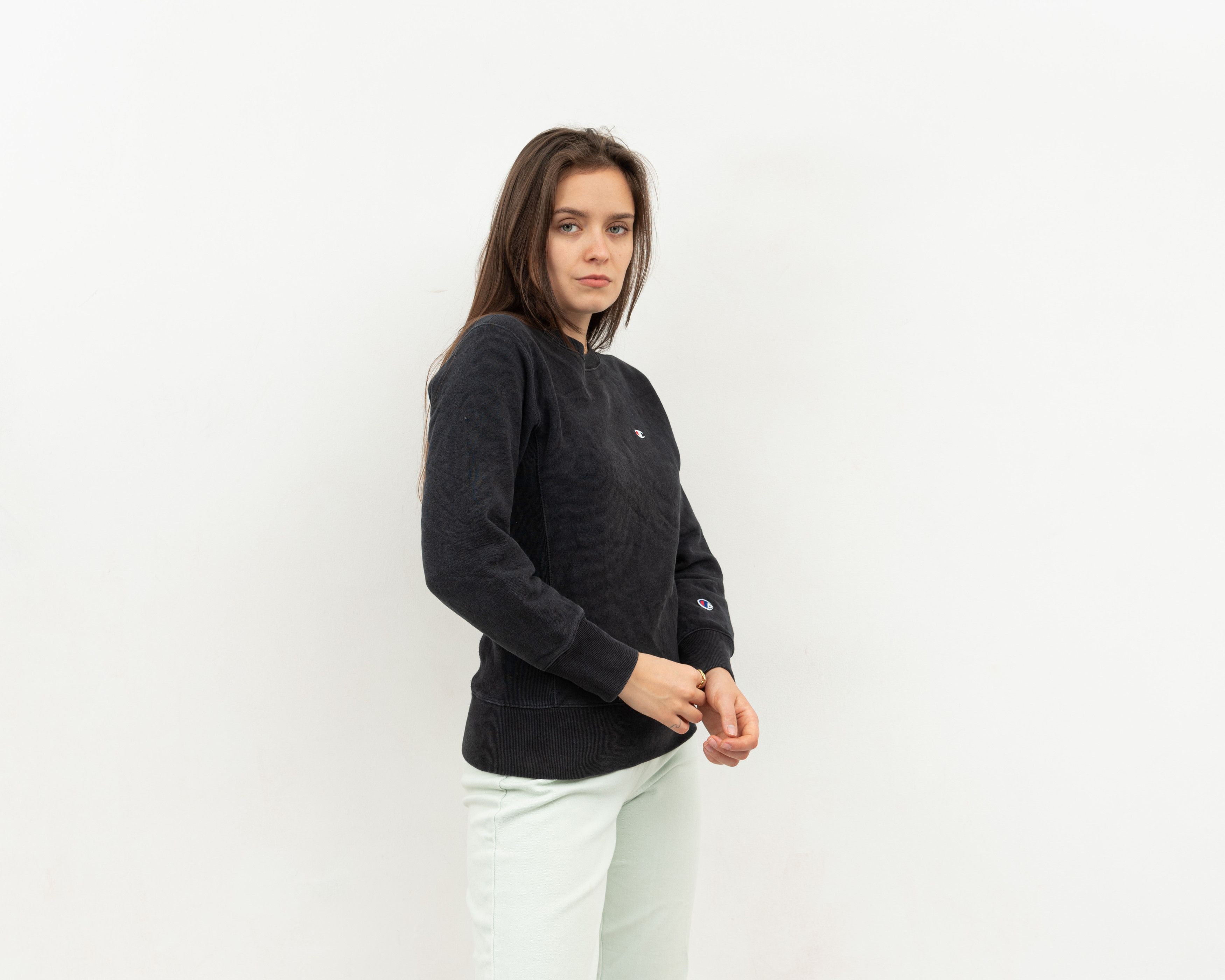 Champion × Vintage Reverse Weave Warm Up Pullover Jumper Sweatshirt Crew Neck Size S / US 4 / IT 40 - 1 Thumbnail