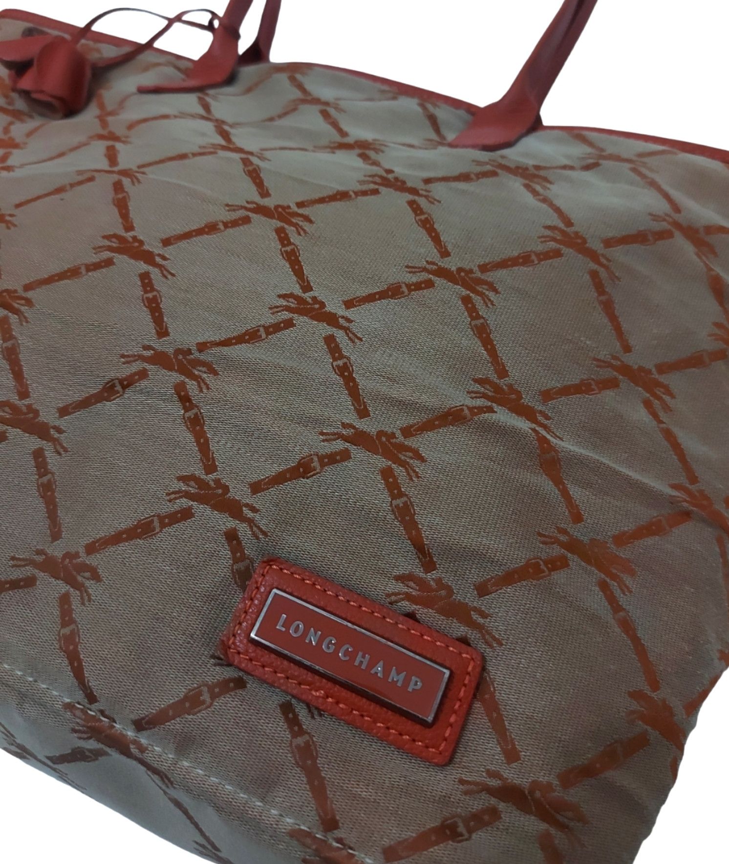 Longchamp RARE! VTG LONGCHAMP MADE IN FRANCE JACQUARD PLIAGE Size ONE SIZE - 3 Thumbnail