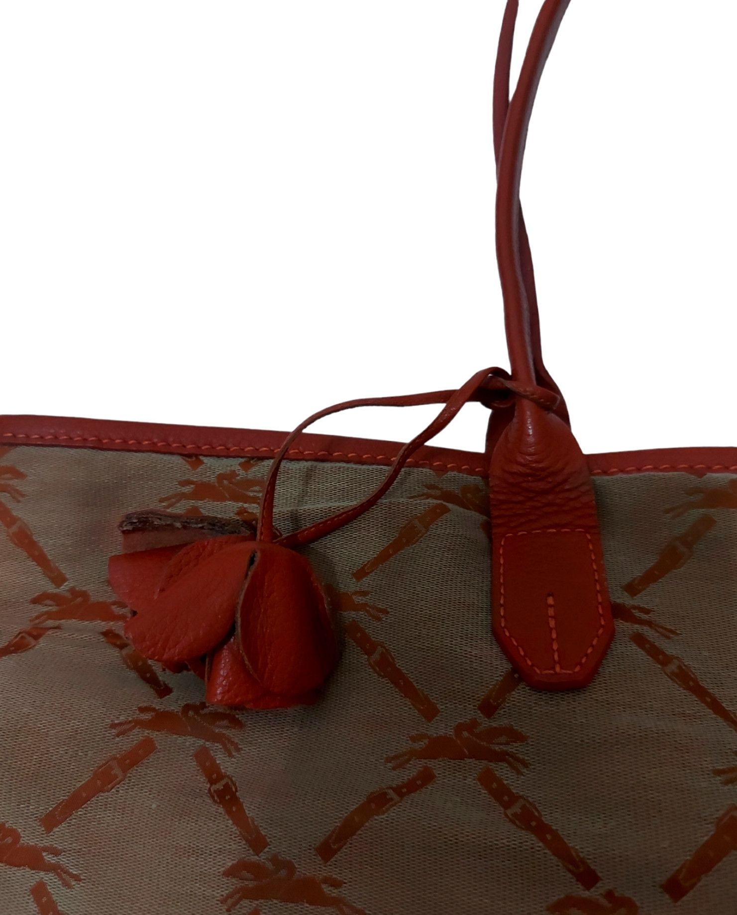 Longchamp RARE! VTG LONGCHAMP MADE IN FRANCE JACQUARD PLIAGE Size ONE SIZE - 4 Thumbnail