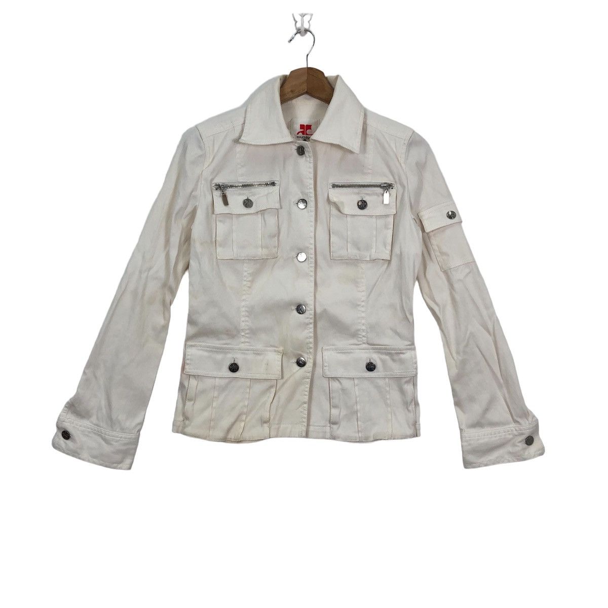 Vintage COURREGES PARIS Four Pocket Chore Jacket