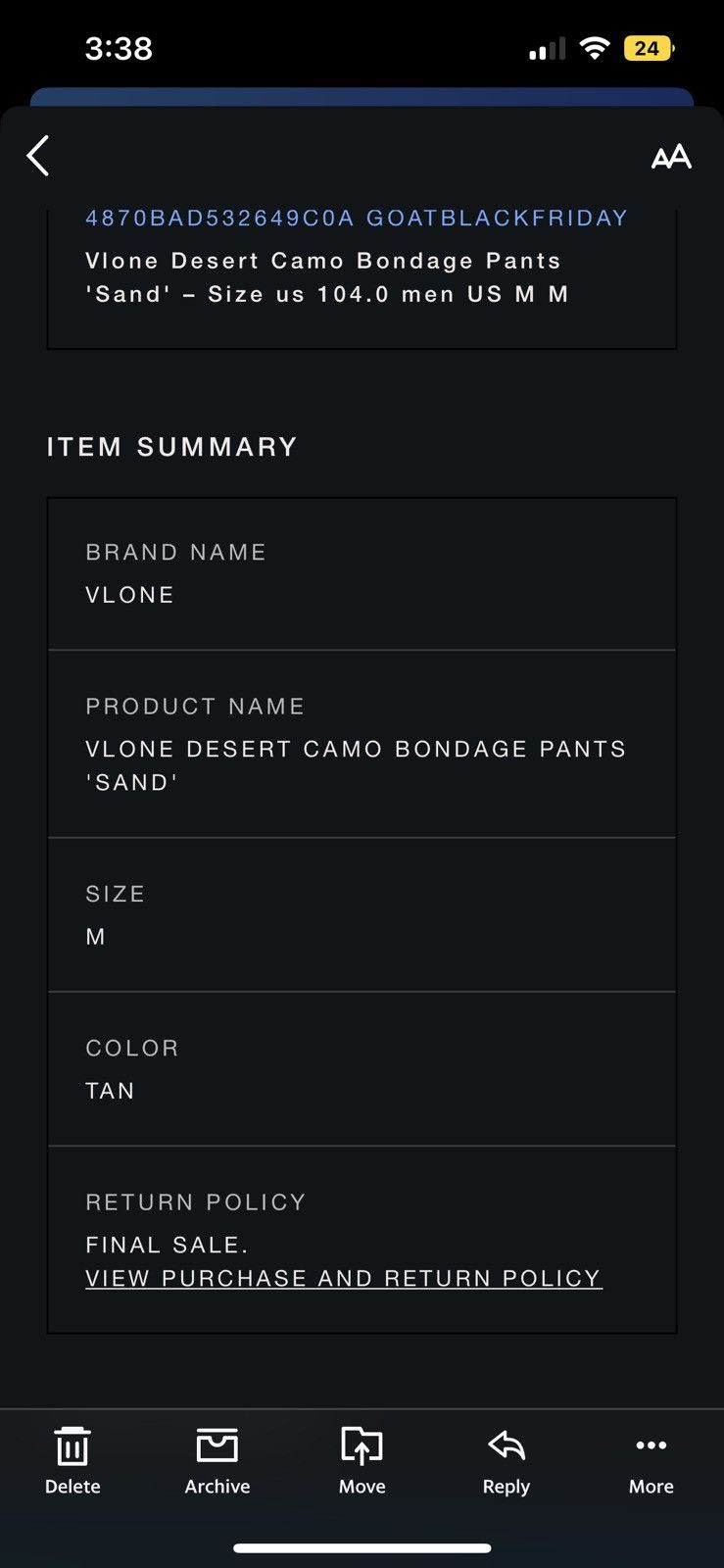 Vlone Vlone desert camo bondage pants Size US 32 / EU 48 - 5 Thumbnail